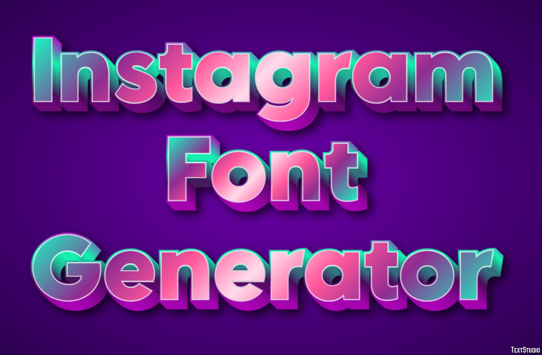 Instagram Font Generator Efekt tekstowy