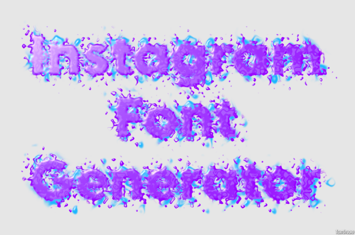 Instagram Font Generator Efekt tekstowy