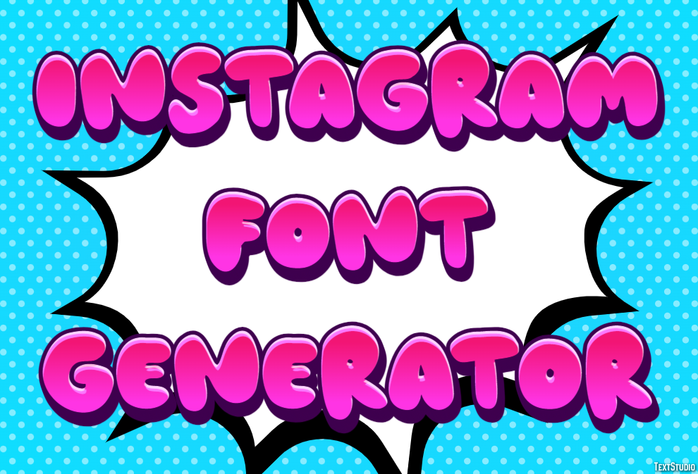 Instagram Font Generator Efekt tekstowy