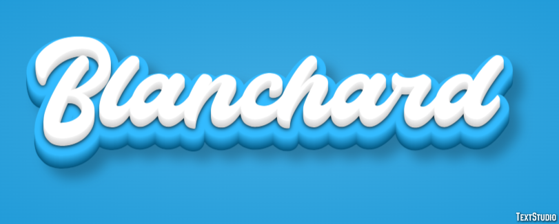 Blanchard Text effect