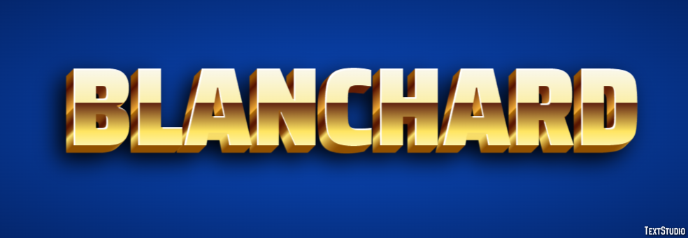 Blanchard Text Effect
