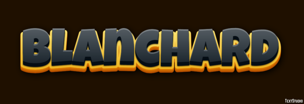 Blanchard Text effect