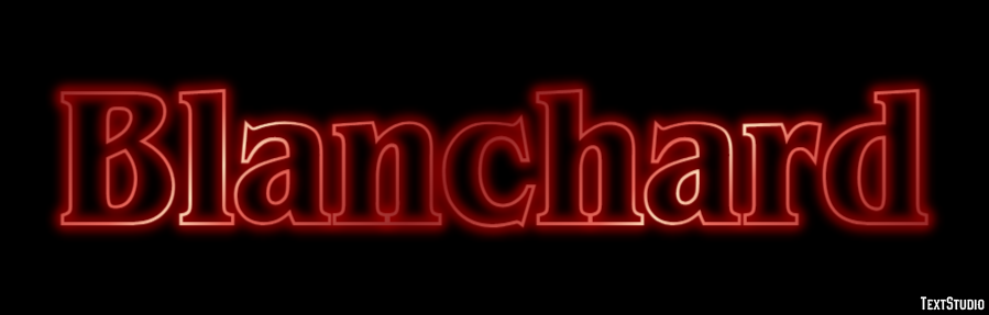Blanchard Text effect