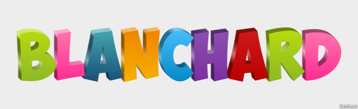 Blanchard Text Effect