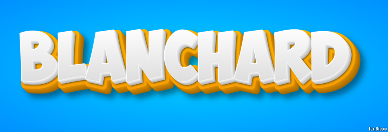 Blanchard Text effect