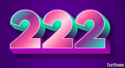 222 Text Effect