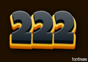 222 Text Effect