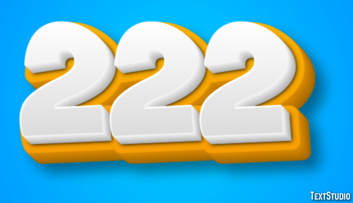 222 Text Effect