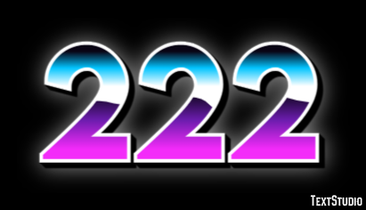 222 Text Effect