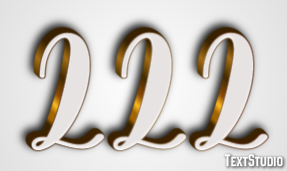 222 Text Effect