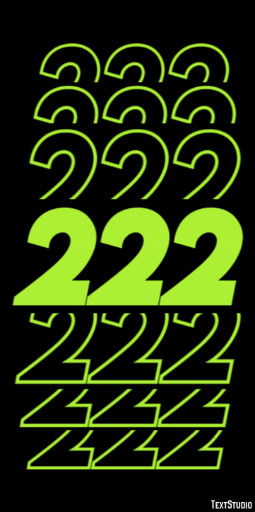 222 Text Effect