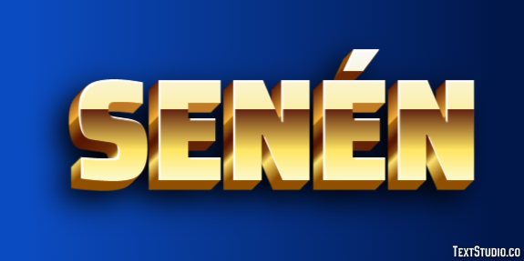 Senén Text Effect