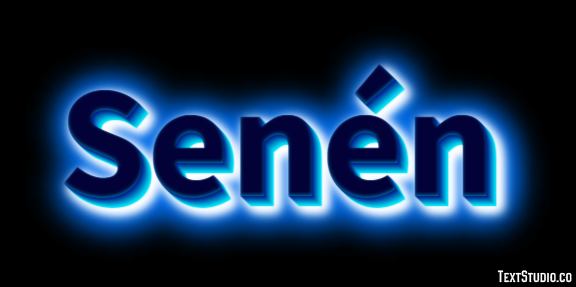 Senén Efecto de Texto