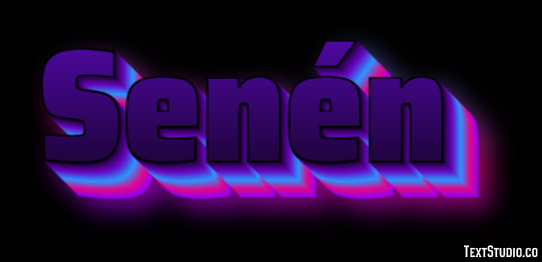 Senén Efecto de Texto