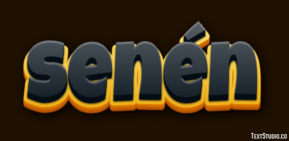 Senén Text Effect