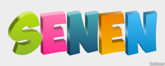 Senén Efecto de Texto