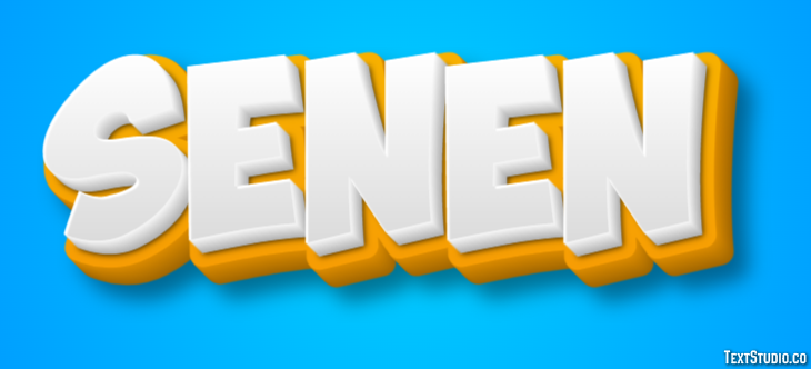 Senén Text Effect