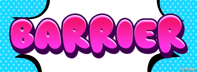 Barrier Text Effect