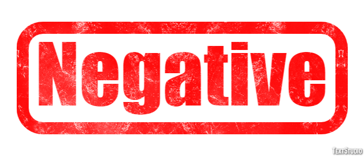 Negative Tekst Effect