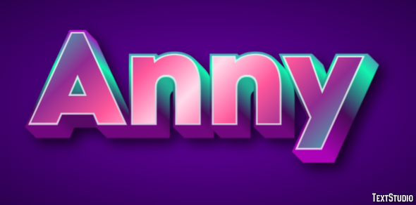 Anny Text Effect