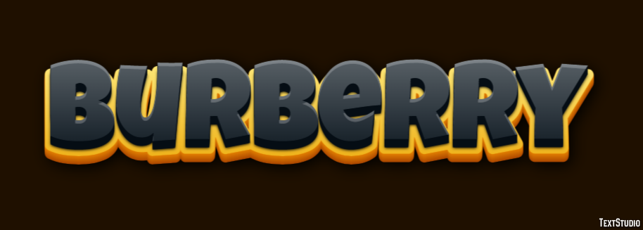 Burberry Text Effect