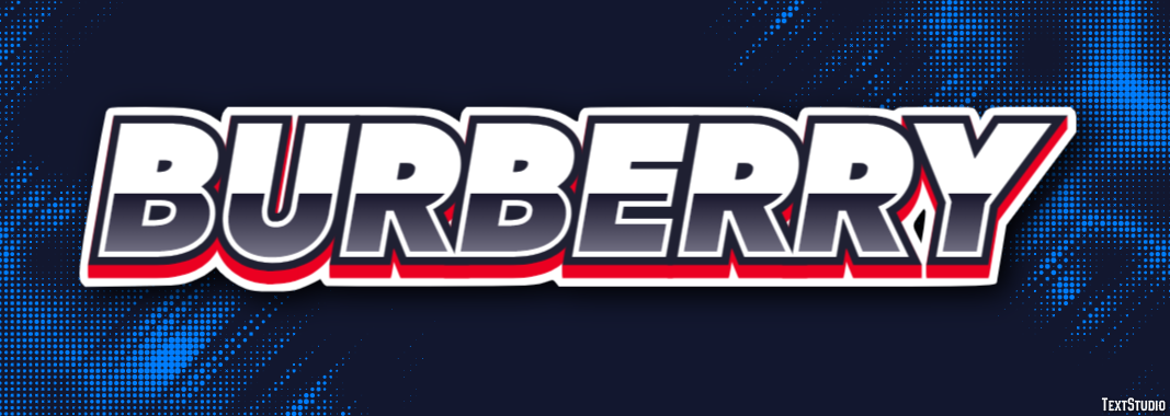 Burberry Text Effect