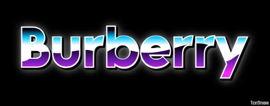 Burberry Text Effect