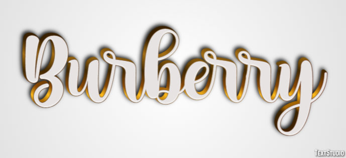 Burberry Text Effect