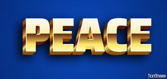 Peace Text Effect