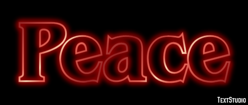 Peace Text Effect