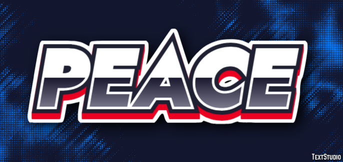 Peace Text Effect