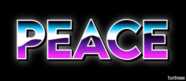 Peace Text Effect