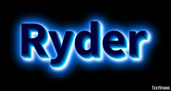 Ryder Efekt tekstowy