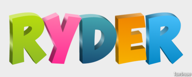Ryder Efekt tekstowy