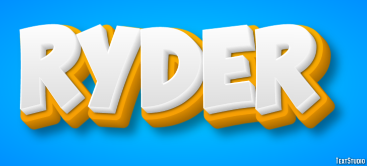 Ryder Efekt tekstowy