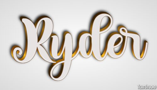 Ryder Efekt tekstowy