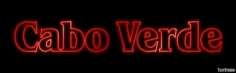 Cabo Verde Text effect