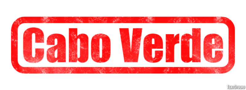 Cabo Verde Text effect