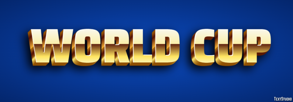World Cup テキスト効果