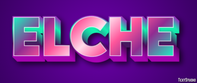 Elche Efekt tekstowy