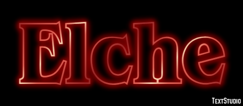 Elche Efekt tekstowy