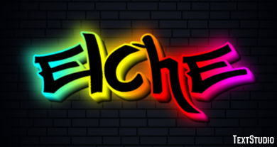 Elche Efekt tekstowy