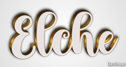 Elche Efekt tekstowy