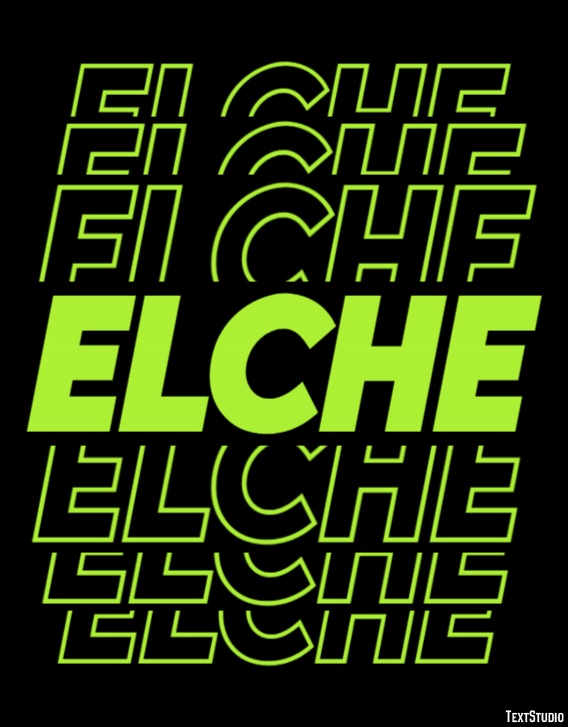 Elche テキスト効果