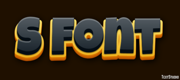 S Font Effetto testo