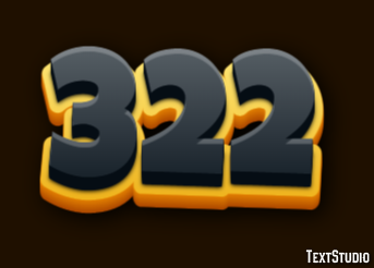322 Text Effect