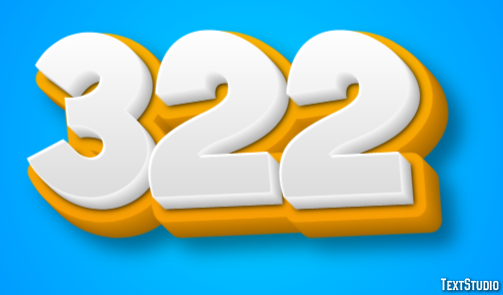 322 Text Effect