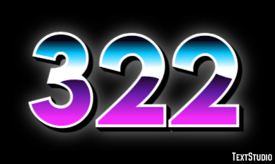 322 Text Effect