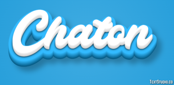 Chaton Efekt tekstowy