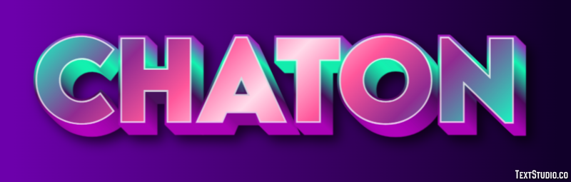 Chaton Efekt tekstowy